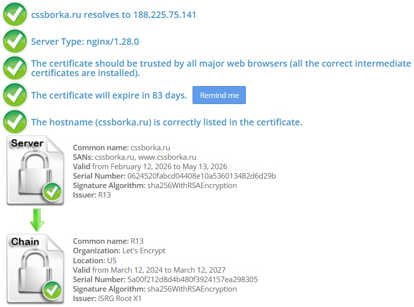 SSL-сертификат